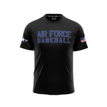 Load image into Gallery viewer, USAFA BASEBALL ON FIELD AUTHENTIC PERFORMANCE TEE- BLACK