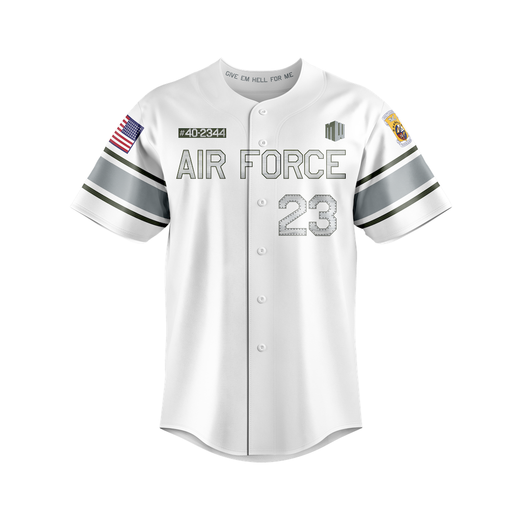 USAFA BASEBALL ON FIELD AUTHENTIC DOOLITTLE RAIDER JERSEY