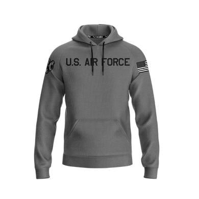 USAFA BASEBALL ON FIELD AUTHENTIC GREY FLEECE LINED HOODIE