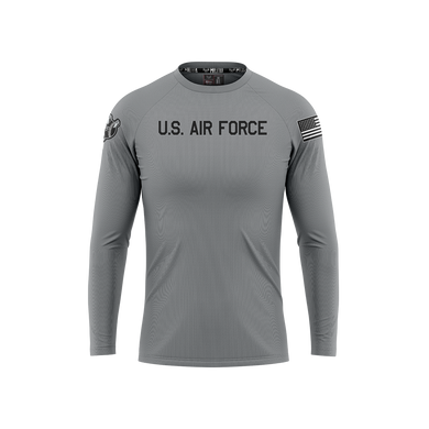 USAFA BASEBALL ON FIELD AUTHENTIC PERFORMANCE LONG SLEEVE TEE- GREY