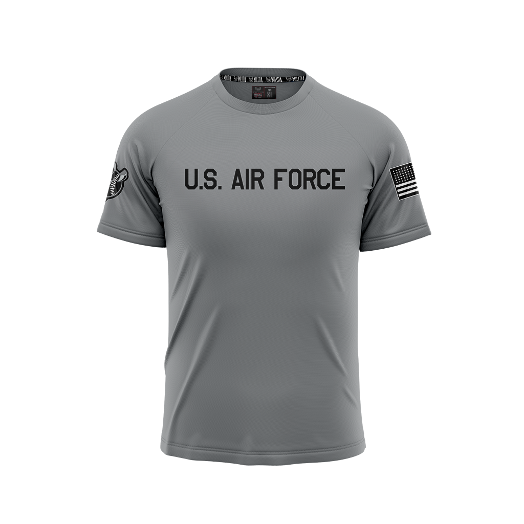 USAFA BASEBALL ON FIELD AUTHENTIC PERFORMANCE TEE- GREY