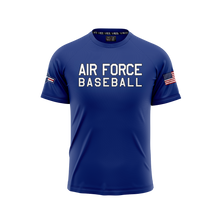 Load image into Gallery viewer, USAFA BASEBALL ON FIELD AUTHENTIC PERFORMANCE TEE- BLUE