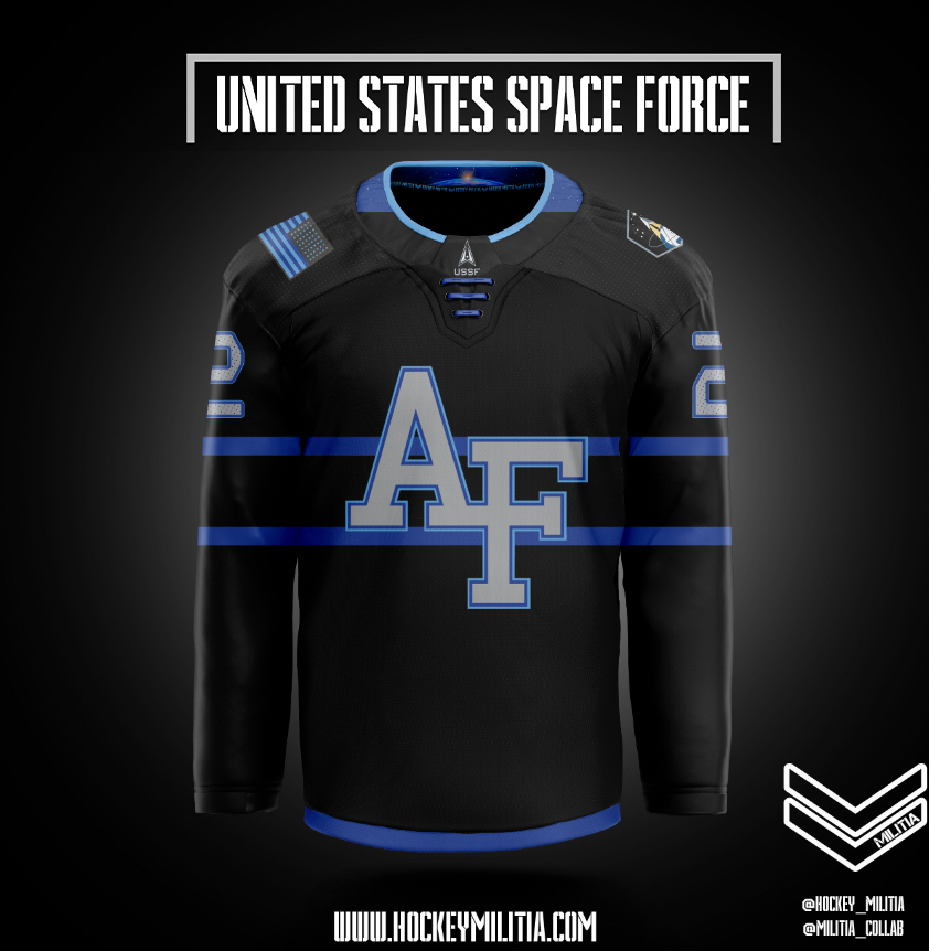 SPACE FORCE ON ICE AUTHENTIC JERSEY