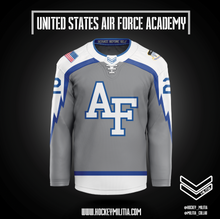 Load image into Gallery viewer, GREY BOLT ALTERNATE ON ICE AUTHENTIC JERSEY